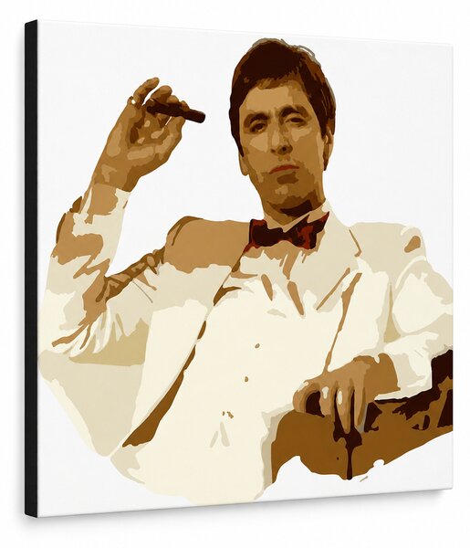 Ručně malovaný obraz POP Art AL PACINO 1 kus al35 - 50x40 cm