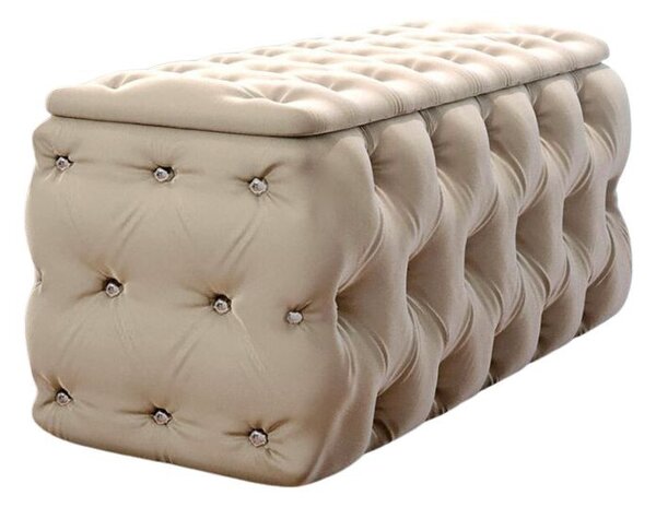 (4343) Lesond elegantní taburet krémový 189 cm
