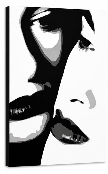 Ručně malovaný obraz POP Art Dvě ženy 1 kus 00 2w - 30x40 cm