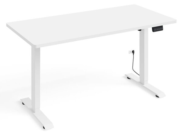 BIM Nastavitelný elektrický stůl BIMOTION 1S 140x70 Barva: Černý mat/bílý mat