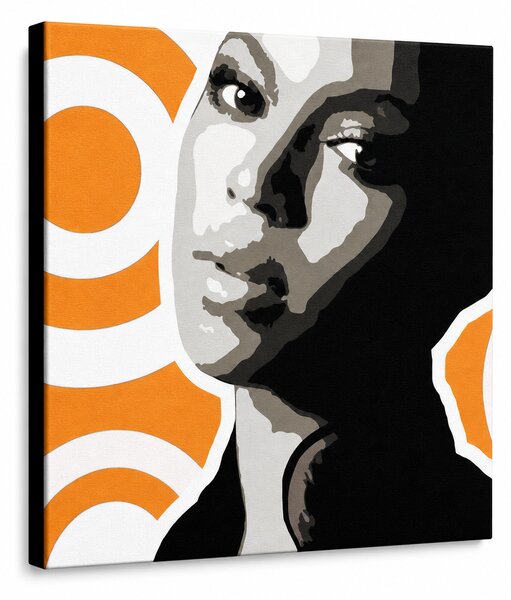 Ručně malovaný obraz POP Art BEYONCÉ 1 kus bey6 - 50x50 cm
