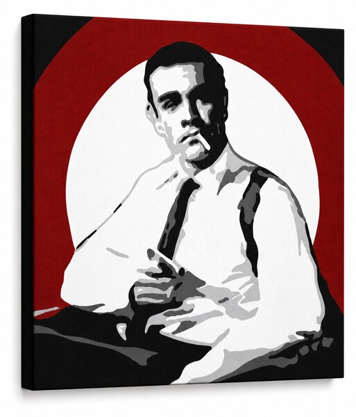 Ručně malovaný obraz POP Art James Bond 1 díl bond4 - 50x50 cm