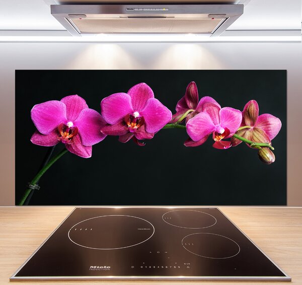 Skleněný panel do kuchynské linky Orchidej pksh-64284743