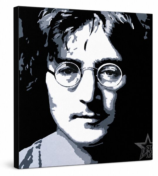 Ručně malovaný obraz POP Art John Lennon 1 kus - 50x50 cm