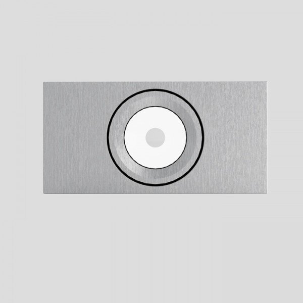Nástěnné svítidlo TICO I hliník 230V/350mA LED 1W 3000K, 80lm - RED - DESIGN RENDL