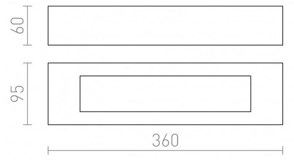 ROLO nástěnná sádrová 230V E14 2x40W - RED - DESIGN RENDL