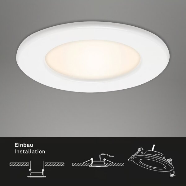 SADA 3x LED Koupelnové podhledové svítidlo LED/6W/230V 3000K IP44 bílá
