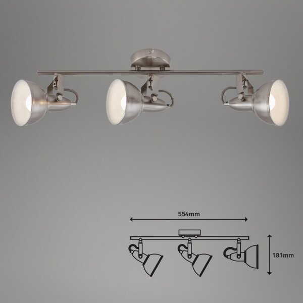 Bodové svítidlo 3xE14/40W/230V matný chrom