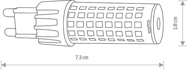 Nowodvorski Lighting led žárovka 1x7 W 3000 K G9 9197