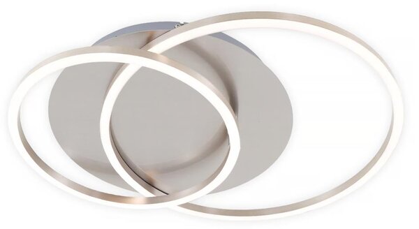 LED Stmívatelné stropní svítidlo LED/28W/230V 3000K matný chrom