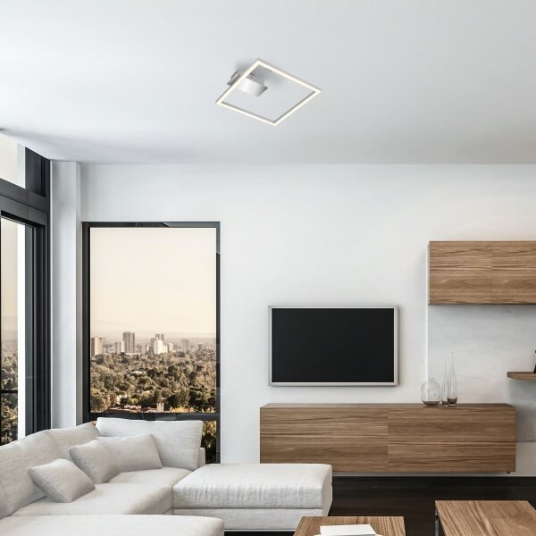 LED Stropní svítidlo LED/14W/230V lesklý chrom