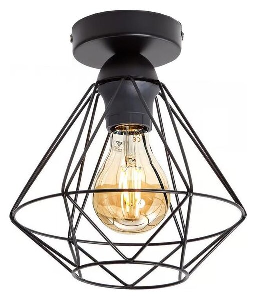 Stropní svítidlo 1xE27/40W/230V černá