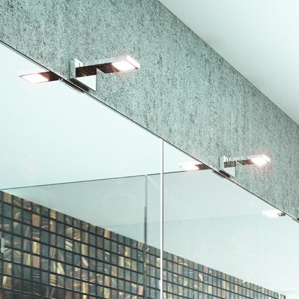 Svítidlo PARAGNA nástěnné chrom 230V LED 5.7W IP44 3000K - RED - DESIGN RENDL