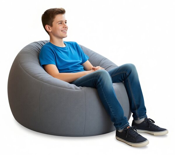 Sedací křeslo Primabag Candy šedá