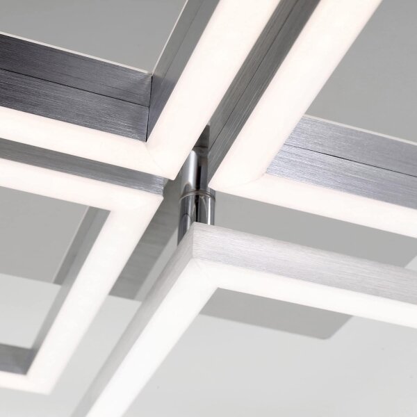 LED Stmívatelné stropní svítidlo LED/42W/230V 3000K matný chrom