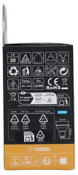 Aigostar - LED RGBW Stmívatelná žárovka GU10/4,8W/230V 3000K + DO