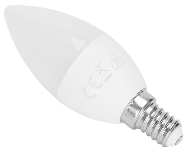 LED RGBW Žárovka C37 E14/4,8W/230V 3000K + DO - Aigostar