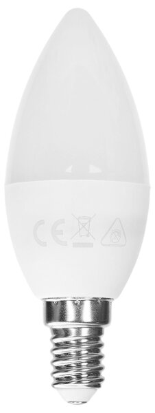 LED RGBW Žárovka C37 E14/4,8W/230V 3000K + DO - Aigostar