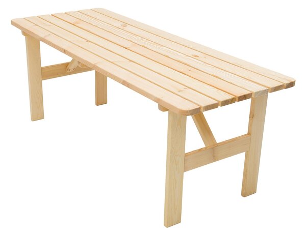 Masivní stůl z borovice dřevo 30 mm (různé délky) 150 cm