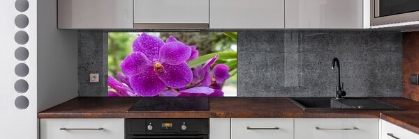 Skleněný panel do kuchynské linky Orchidej pksh-64607986