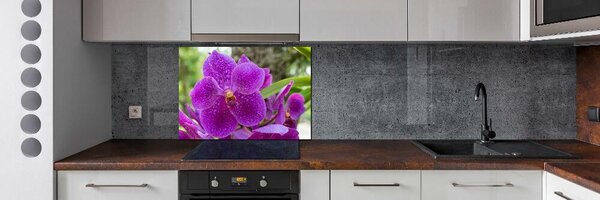 Skleněný panel do kuchynské linky Orchidej pksh-64607986