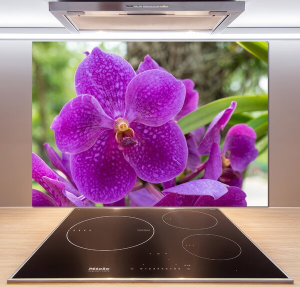 Skleněný panel do kuchynské linky Orchidej pksh-64607986