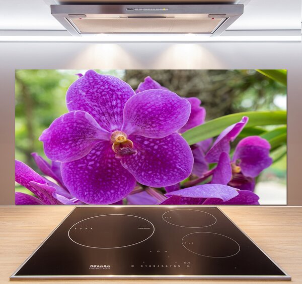 Skleněný panel do kuchynské linky Orchidej pksh-64607986