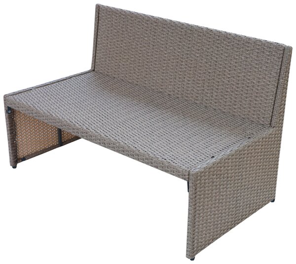 TERASOVÁ SEDACÍ SOUPRAVA dřevo, kov, plast, textil Ambia Garden - Online Only zahradní nábytek, Online Only