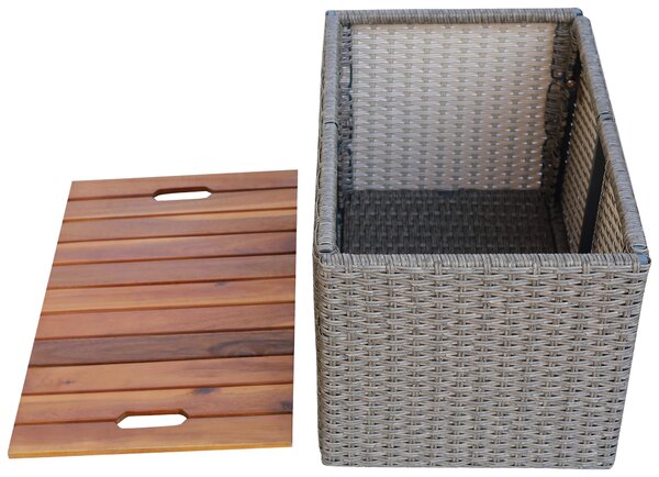 TERASOVÁ SEDACÍ SOUPRAVA dřevo, kov, plast, textil Ambia Garden - Online Only zahradní nábytek, Online Only