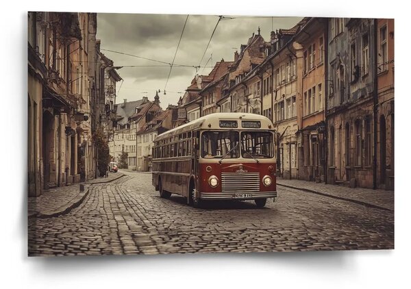 Sablio Obraz Historický autobus - 120x80 cm