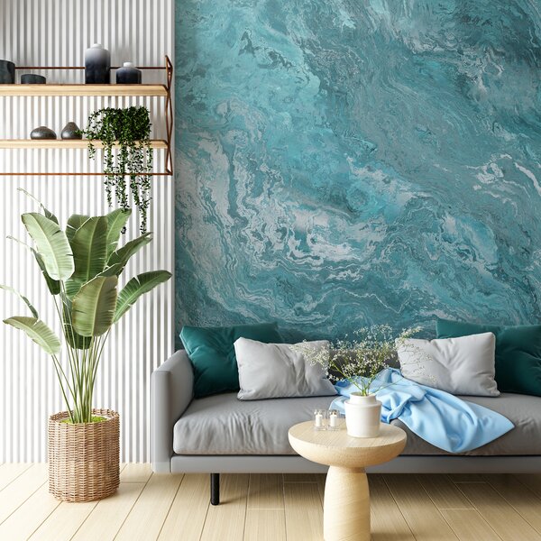Fototapeta Vlny oceánu v abstraktní podobě, Mramorové fototapety, Populární fototapety, u96330 - Tapeko.co.cz