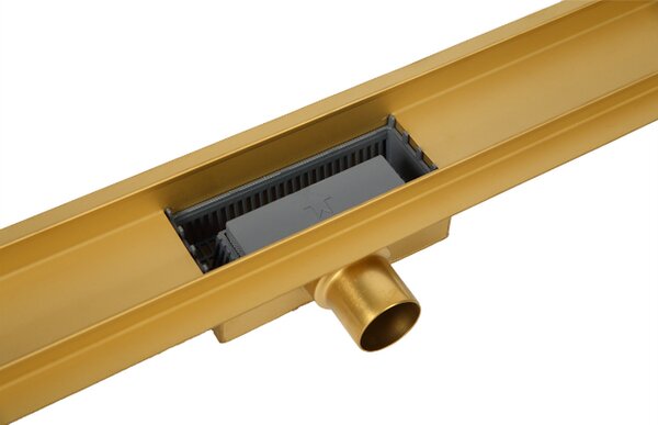 Balneo Duplex Next odtokový žlábek 60 cm zlatá BR-60N
