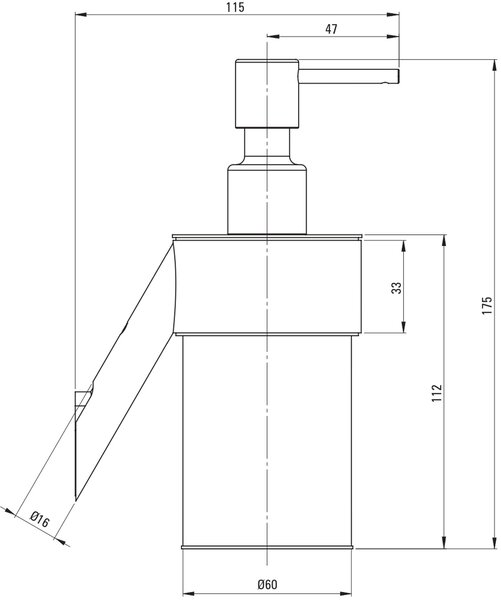 Deante Silia dávkovač mýdla 250 ml ocel ADI_F421