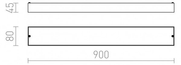 MARINA 90 LED nástěnná chrom 230V LED 14W IP44 3000K, 695 lm - RED - DESIGN RENDL