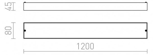 MARINA 120 LED nástěnná chrom 230V LED 18W IP44 3000K - RED - DESIGN RENDL