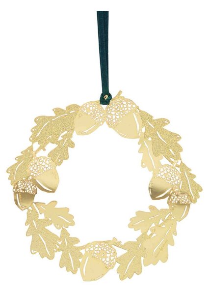 Závěsná dekorace Oak Wreath Gold Pluto Design