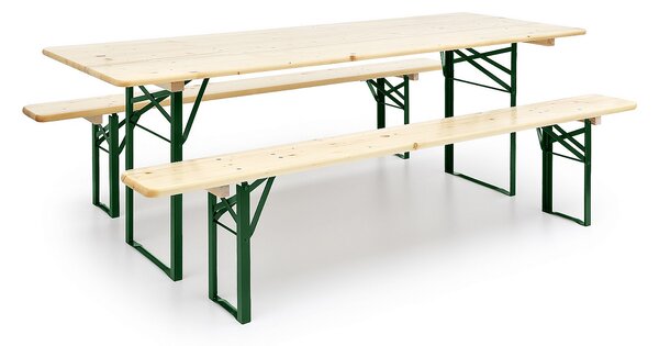 Dřevěný pivní set Farblos 2200 x 500 x 250 mm
