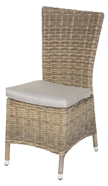 Ratanové křeslo jídelní BORNEO LUXURY (hnědá)