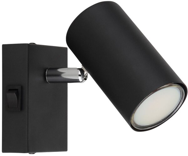 Globo Lighting Robby nástěnné svítidlo 1x25 W černá-chrom 57911-1B