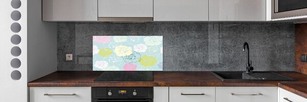Skleněný panel do kuchyně Růže pksh-64906285