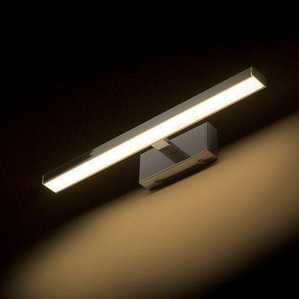 PANON LONG nástěnná chrom 230V LED 12W IP44 3000K - RED - DESIGN RENDL
