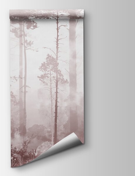 Fototapeta Mlžný les s vysokými stromy, Fototapety s mlžným lesem, Populární fototapety, u94439v1 - Tapeko.co.cz