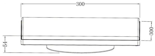 IMPR 348071 Deko-Light nástěnné a stropní svítidlo Mensae hranaté se senzorem 20W 3000K 1240lm 300mm tmavě šedá