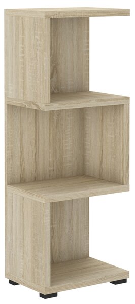 Regál MORE 02 | 41,6 x 112,5 cm | dub sonoma | lamino o síle 28 mm, záda 16 mm