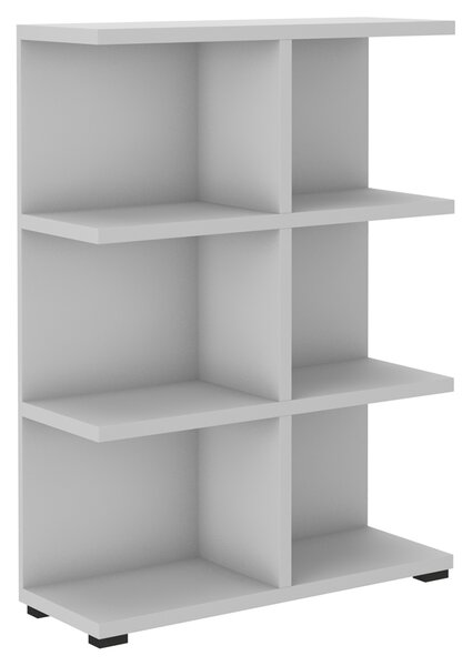 Regál MORE 3-dílná sestava A | 166,4 x 112,5 cm | světle šedá | lamino o síle 28 mm, záda 16 mm