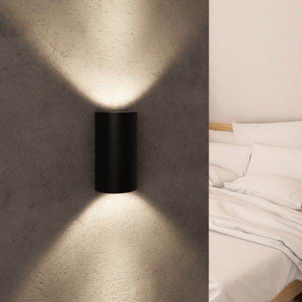 DAFFY nástěnná černá 230V LED 6W 3000K - RED - DESIGN RENDL
