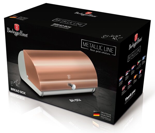 Chlebovka nerez Rosegold Metallic Line