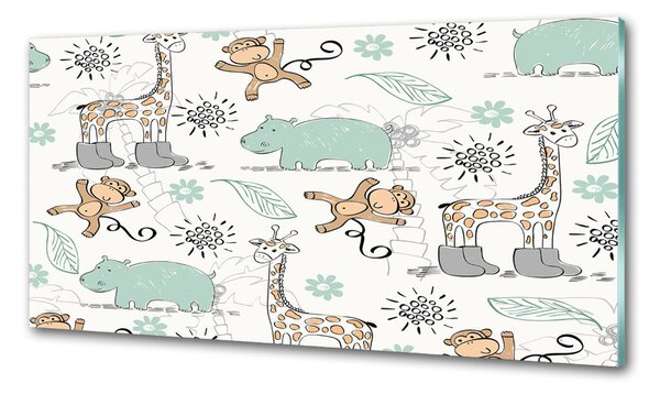 Skleněný panel do kuchynské linky Zvířata pksh-65176306