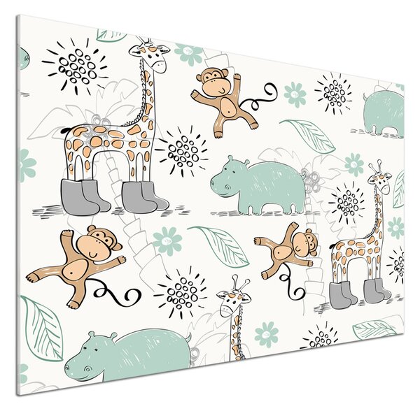 Skleněný panel do kuchynské linky Zvířata pksh-65176306