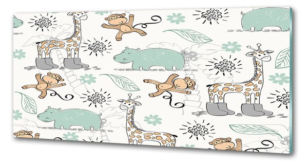 Skleněný panel do kuchynské linky Zvířata pksh-65176306